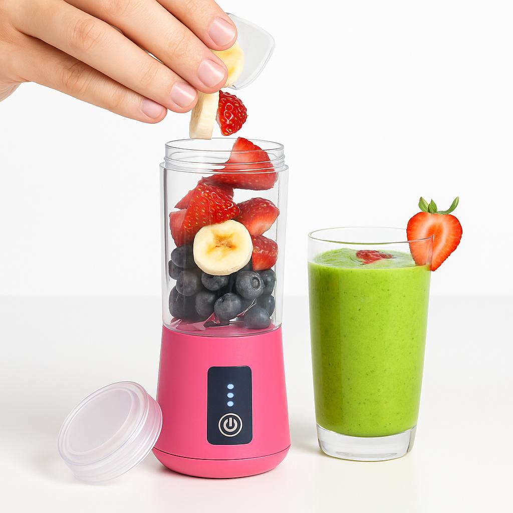Portable USB Rechargeable Blender – Fresh Smoothies Anywhere